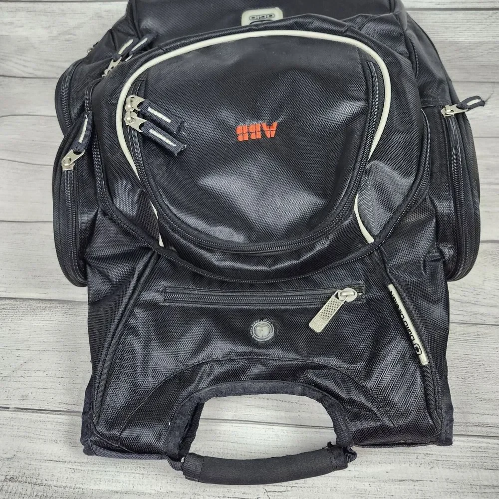 OGIO Bounty Hunter Ruck 20 Laptop Backpack Audio & Lots Pockets Black ABB Logo